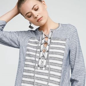 BCBGMAXAZRIA Lani Embroidered Dress